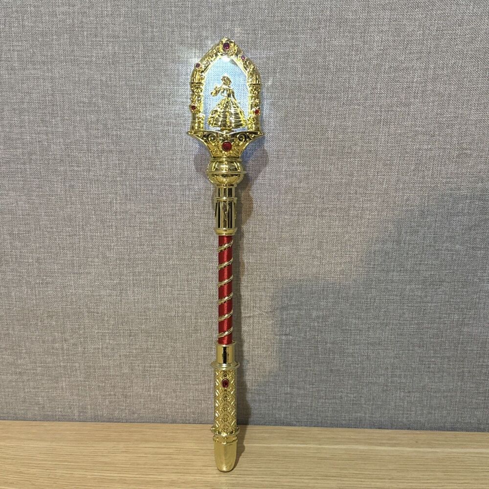 Disney Parks Beauty and the Beast Belle Light Up Wand Working Lights W/ Battery